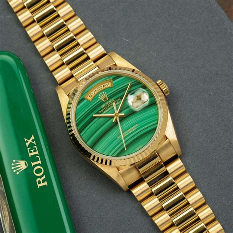 rolex malachite dial|rolex day date lapis dial.